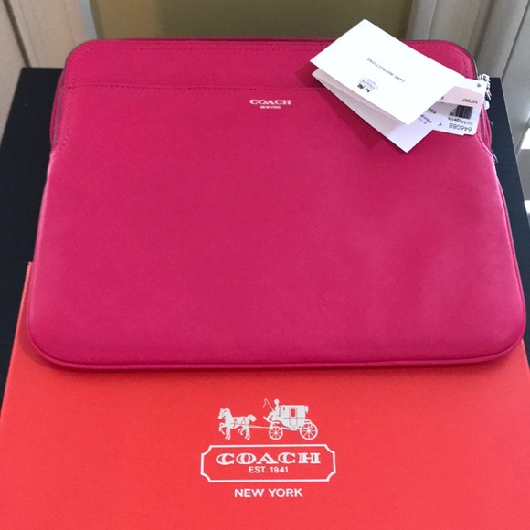 Coach Accessories - New Coach pink iPad sleeve